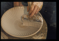 Bernard Leach - Glazing a Dish